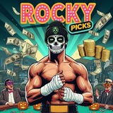 Telegram profile photo for RockyPicks Free (Cristian Rey, Gallito Vip, Los Picks del Gordo, Werevertumorro, Alfredo Valenzuela, Hugowx, El Profesor)