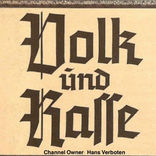 Telegram profile photo for Volk und Rasse-People and Race