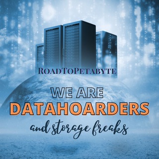Telegram profile photo for RoadToPetabyte: Losing data is not our style - We are DataHoarder, Scientists, Designers, Videomakers, Photographers, Journalist