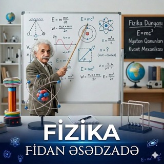 Telegram profile photo for FİZİKA __ FİDAN ƏSƏDZADƏ🪐