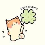 Telegram profile photo for ִֶ ֺ˖ meow charm ִֶ ֺ˖