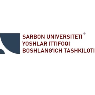 Telegram profile photo for Sarbon| Yoshlar ittifoqi