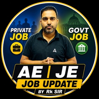 Telegram profile photo for AE JE Job update by Rk sir
