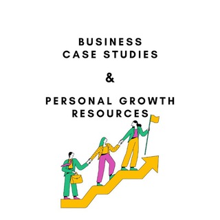 Telegram profile photo for Business case studies and personal growth Resources 📚