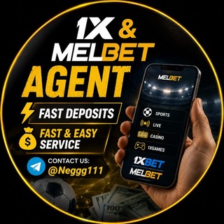 Telegram profile photo for 1x & Melbet agent