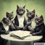 Telegram profile photo for Кот, квартет и тексты на салфетках