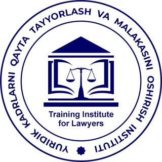 Telegram profile photo for Yuridik kadrlarni qayta tayyorlash va malakasini oshirish instituti