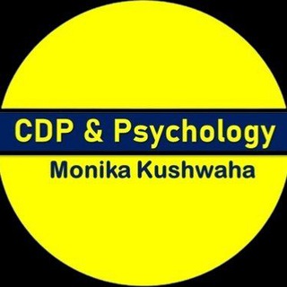 Telegram profile photo for CDP & Psychology by Monika Kushwaha