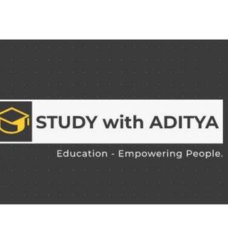 Telegram profile photo for STUDY WITH ADITYA(IITJEE/WBJEE)