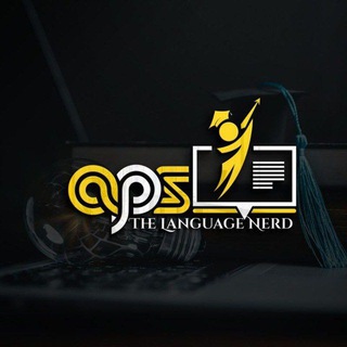 Telegram profile photo for APS - The Language Nerd ™