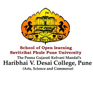 Telegram profile photo for HVD-SPPU-SODL Notice Board H. V. Desai College Pune