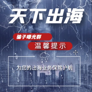 Telegram profile photo for 天下出海-骗子曝光群