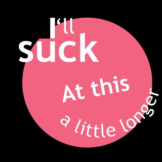 Telegram profile photo for I’ll suck at this a little longer