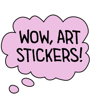 Telegram profile photo for 𝐖𝐨𝐰, 𝐚𝐫𝐭 𝐬𝐭𝐢𝐜𝐤𝐞𝐫𝐬!