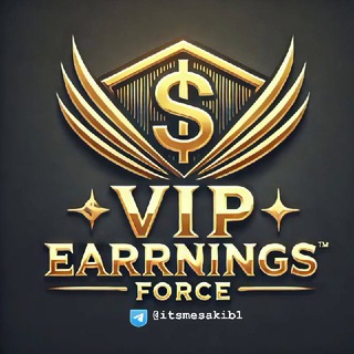 Telegram profile photo for 𝗩𝗜𝗣 𝗘𝗔𝗥𝗡𝗜𝗡𝗚𝗦 𝗙𝗢𝗥𝗖𝗘