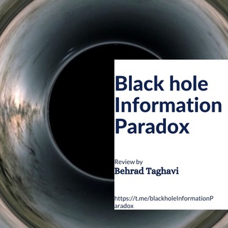Telegram profile photo for Black hole Information Paradox