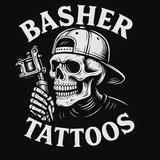 Telegram profile photo for Basher.tattoos🦍🦾🕸️ / Татуировки в стиле Old School 🦏