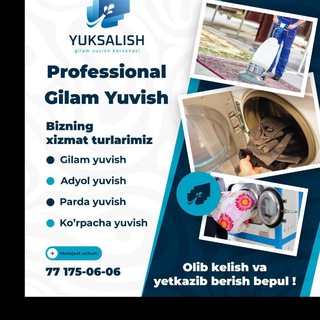 Telegram group profile photo for Yuksalish gilam yuvish korxonasi💦