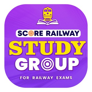 Telegram group profile photo for SCORE RAILWAY STUDY GROUP📖