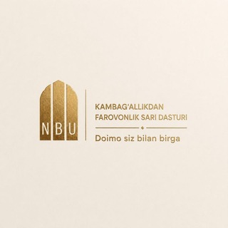 Telegram profile photo for NBU_mahalla