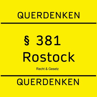Telegram profile photo for QUERDENKEN (381 - ROSTOCK) |RECHT