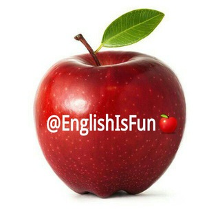 Telegram profile photo for English is fun🍎