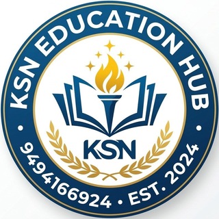 Telegram group profile photo for KSN EDUCATION HUB for DSC AND ALL COMPITATIVE EXAMS