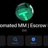 Telegram profile photo for Automated Escrow | MM BOT Reps