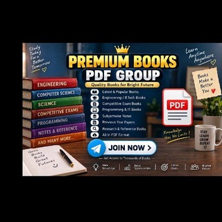 Telegram profile photo for PREMIUM BOOKS PDF GROUP