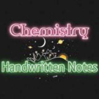 Telegram profile photo for CHEMISTRY HANDWRITTEN NOTES