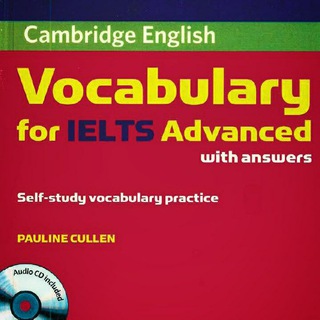 Telegram profile photo for Vocabulary for IELTS Advanced | Cambridge