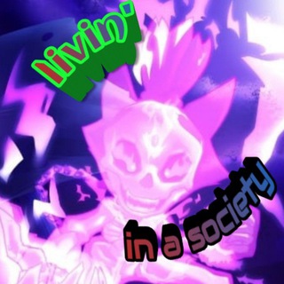 Telegram profile photo for livin' in a society