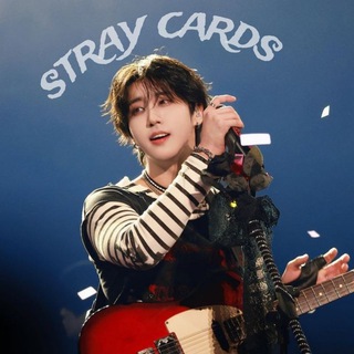Telegram profile photo for stray cards ✧ kpop shop