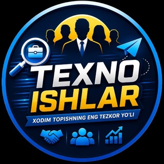 Telegram profile photo for TEXNO ISHLAR | Vakansiyalar