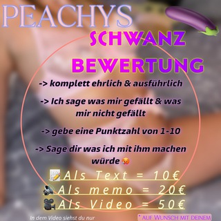 Telegram profile photo for Peachys Schwanzbewertung🍆