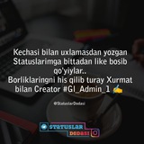 Telegram profile photo for STATUSLAR