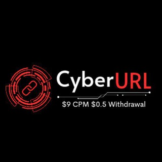 Telegram profile photo for cyberurl.in -> 9$ HIGHEST CPM -> SUPER SUNDAY -> 0.5$ MINIMUM PAYOUT -> DAILY PAYOUT