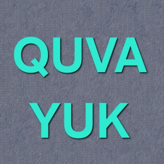 Telegram group profile photo for QUVA YUK 𓄂༗࿐