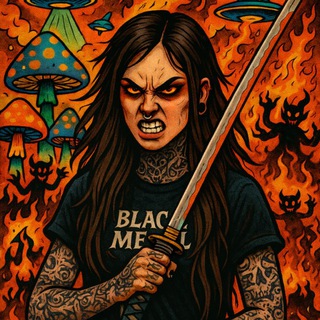 Telegram profile photo for Black Vet Metal