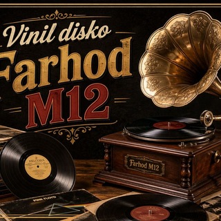 Telegram profile photo for Farhod M12 vinil disko