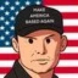 Telegram profile photo for make america based again