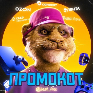 Telegram profile photo for Промокот – скидки, акции и всякая халява