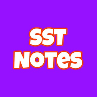 Telegram profile photo for SST Notes Class 10