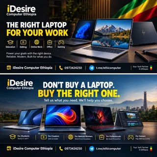 Telegram profile photo for iDesire Computer Ethiopia