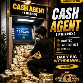 Telegram profile photo for CASH AGENT ( FRIEND) 1WIN 🕵️♂️