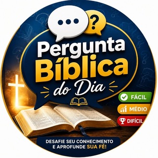 Telegram profile photo for 💬 Perguntas Bíblica _ Acerte ou Erre 😒