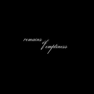 Telegram profile photo for remains of emptiness