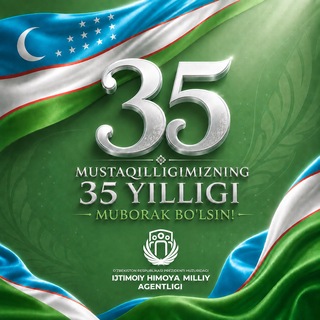 Telegram profile photo for Ijtimoiy himoya milliy agentligi