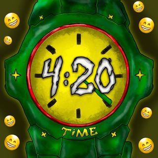 Telegram profile photo for 4:20 TIME (ЮМОР, МЕМЫ, ПРИКОЛЫ)