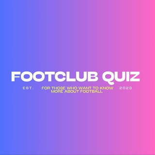 Telegram profile photo for FootClub Quiz 🕊️️